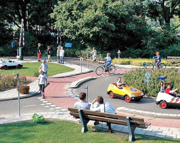 Dutch traffic garden