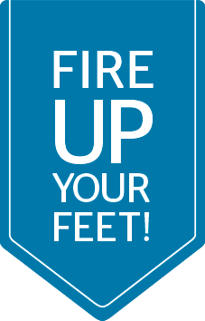 fire up your feet logo