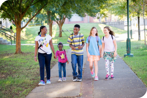 kids walking kids walkin
